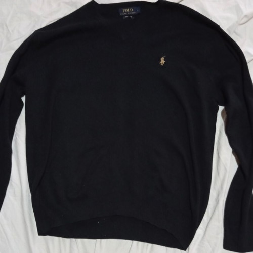 Ralph Lauren Sweater pima cotton like new, black, size L