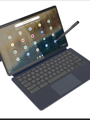 Chromebook Duet 4 128 σαν καινούργιο με μεμβράνη οθόνης και Lenovo pen