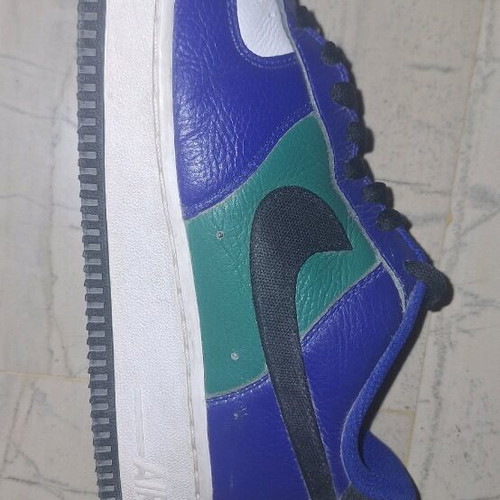 Nike Air Force 1 custom used, size 40.5, multicolor sneakers