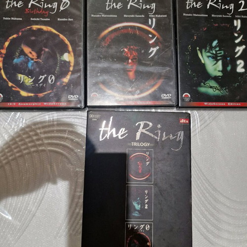 The Ring DVD trilogy used with minor marks