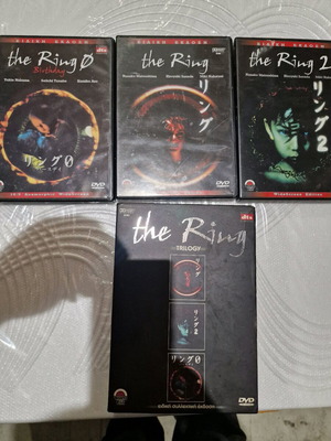 The Ring DVD trilogy used with minor marks
