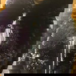  Faux fur γιλέκο με ζώνη και κουκούλα