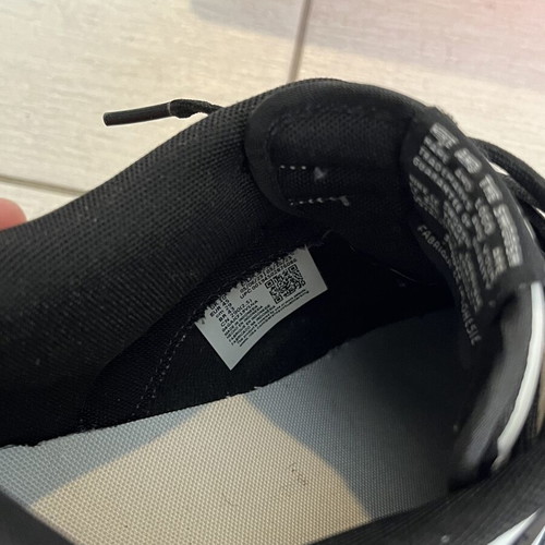 Nike Panda Dunks Low sneakers, size 45, black and white