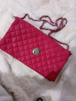 Pink crossbody shoulder bag new