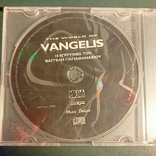 The World of Vangelis CD used, electronic genre