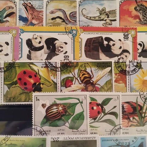 Stamp collection new, complete album with various countries