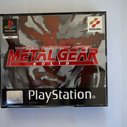 Metal Gear Solid PlayStation (PS1) German Edition like new, complete set
