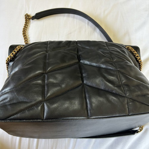YSL Loulou Puffer Shoulder Bag Like New Black