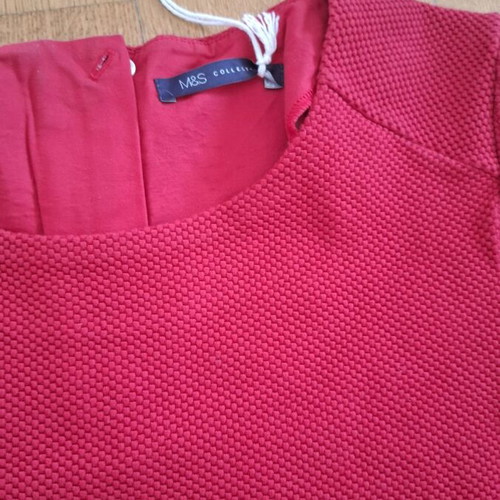 Marks & Spencer red blouse, size 12/Large
