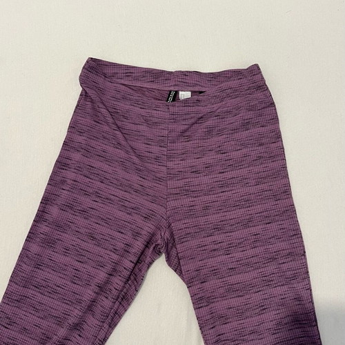 H&M trousers leggings purple and black size M like new
