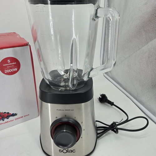 Solac Pro Mixter Blender 2000W new with 5 speeds and glass jug