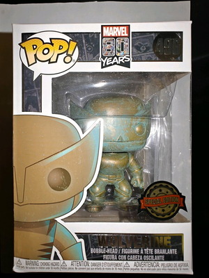 Funko POP! Marvel 80th Anniversary Wolverine (Patina) #496 Special Edition new