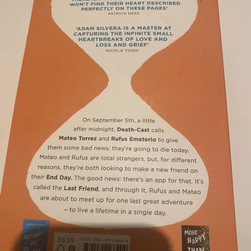 They Both Die at the End by Adam Silvera book like new, English