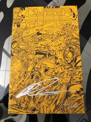 Cyberforce#2 Orange Ashcan Marc Silvestri signed limited edition 3025/5000 new