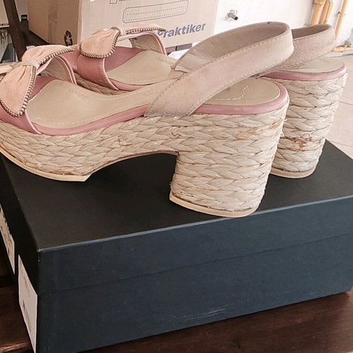 Sonia Rykiel Brina sandals used, vintage, size 37, pink