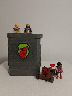 Ritter Bugs castle section 4440 with extra Playmobil used