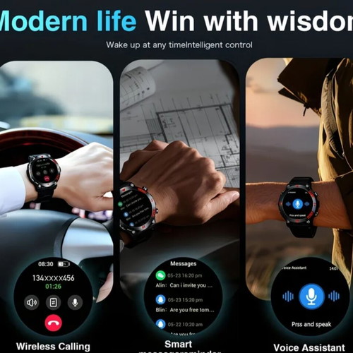 LAXASFIT 1.52 HD Screen Smart Watch