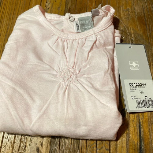Alouette cotton blouse 18 months pink new with tag