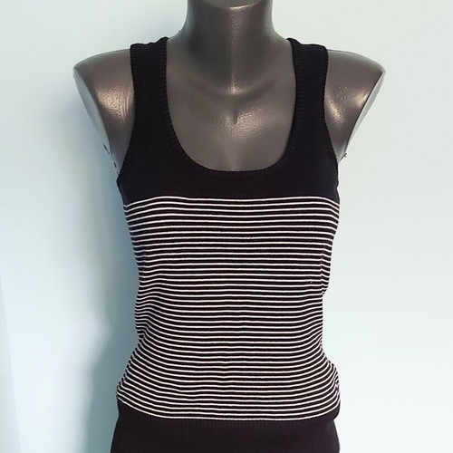 Xdye knitwear women's cotton tank top, striped
