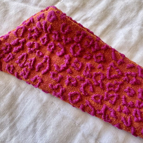 Textured Fuchsia Tie Side Bikini Bottom like new, S-M