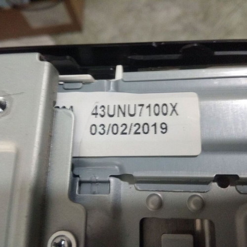 Samsung UE43NU7022K LCD TV parts used