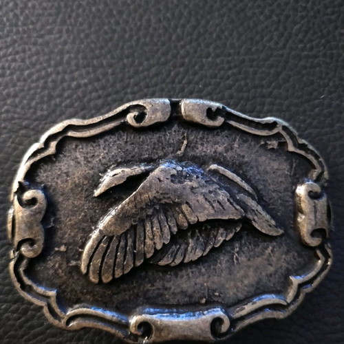 Duck belt buckle new, size 8x6cm