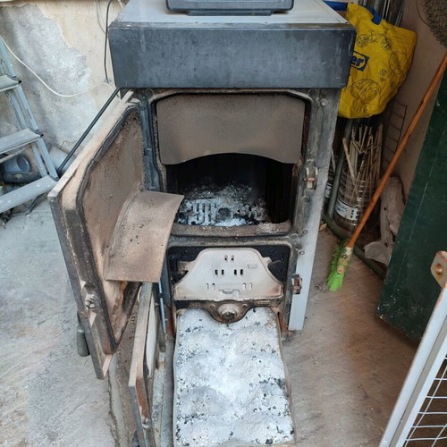 Demrad Solitechplus 6F wood boiler used, cast iron 38-53 kW