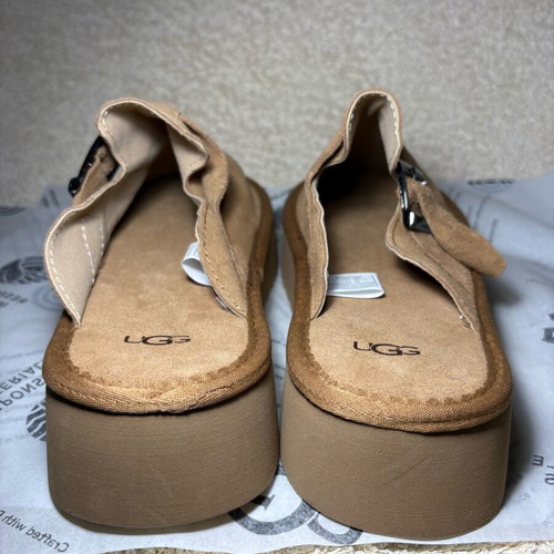 UGG GoldenGlow platform sandals brand new, chestnut color size 42