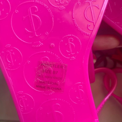Juicy Couture women's sandals new, fuchsia, size 38