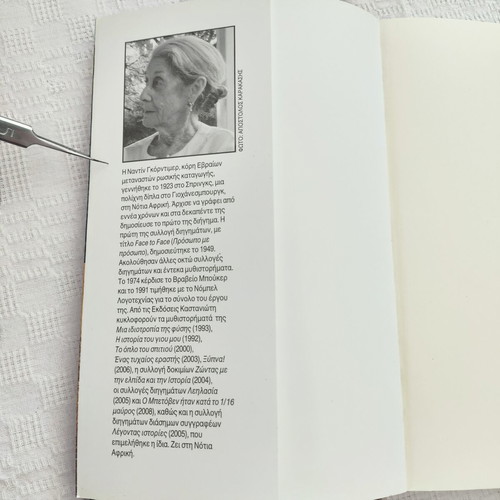 Nadine Gordimer The Conservationist novel like new, Kastaniotis editions