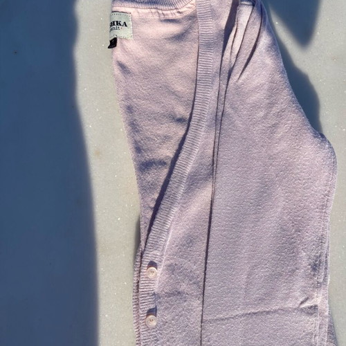 Bershka pink cardigan new with buttons and sleeve button