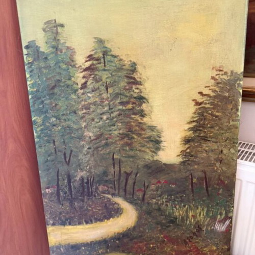 Oil painting used, several years old in very good condition
