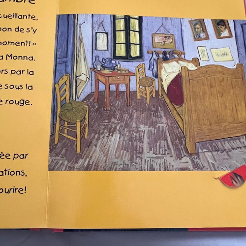 Où es-tu Monna? interactive children's book, like new, Greek language