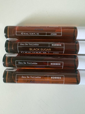 Korres perfume set new, 4 special sizes 4x10 ml
