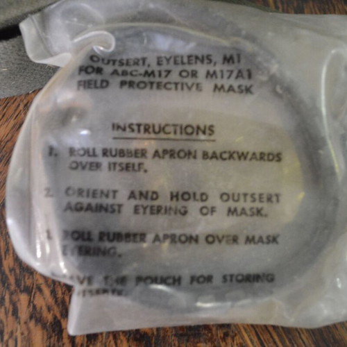 US M17A1 Vietnam War Gas Mask used