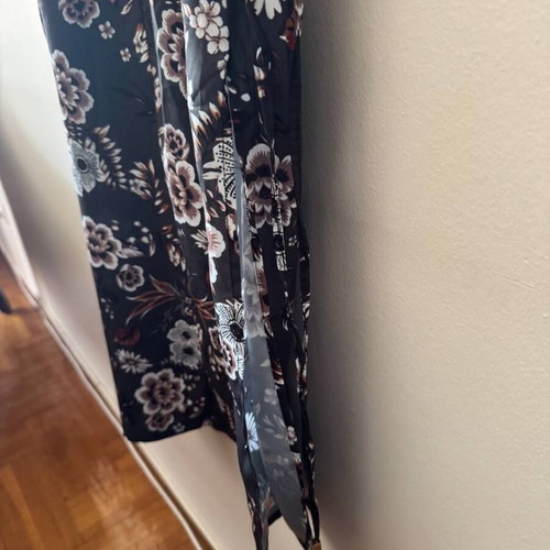 Sfera floral kimono maxi cardigan size S like new, brown and orange