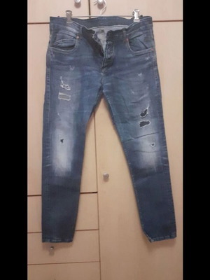 Cover Jeans Denim pants used, size 36, blue