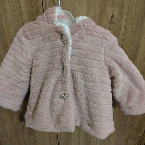 Pink coat 9 months like new