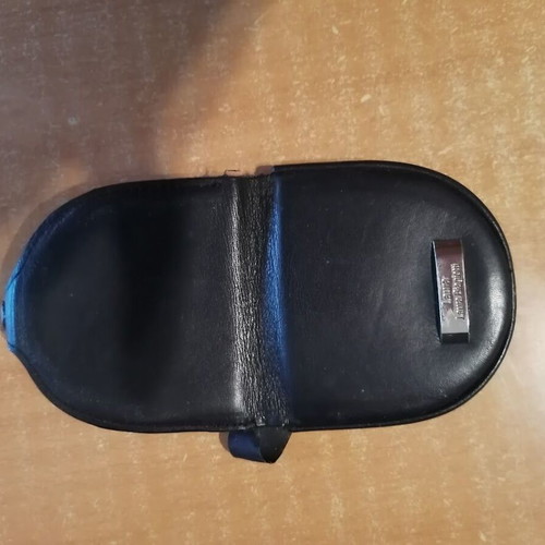 Laura Biagiotti vintage leather coin purse and cardholder set like new, black
