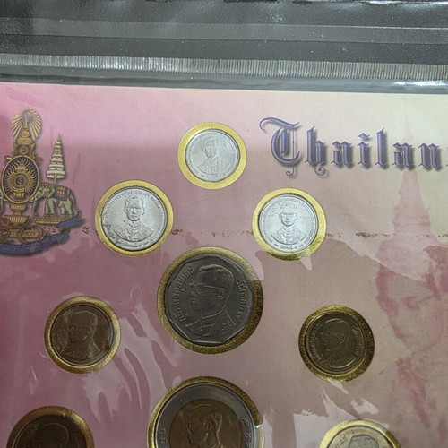 Thailand 1996 collectible coin set, 50th anniversary Rama IX