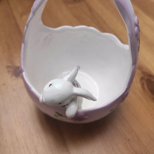 Easter basket ceramic
