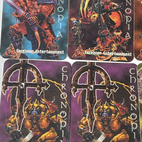 Chronopia Excelsior Entertainment Set of 7 Collectible Mutant Chronicles Cards used