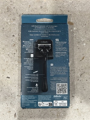Gillette Intimate Razor new, ergonomic handle, replaceable head