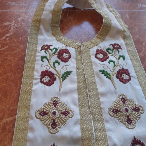 Ecclesiastical epitrachelion new with gold embroidery