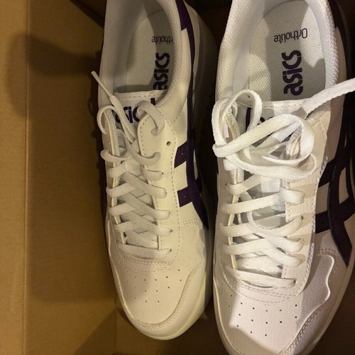 Asics Japan S PF White Midnight Plum Size 42 New Athletic Shoes