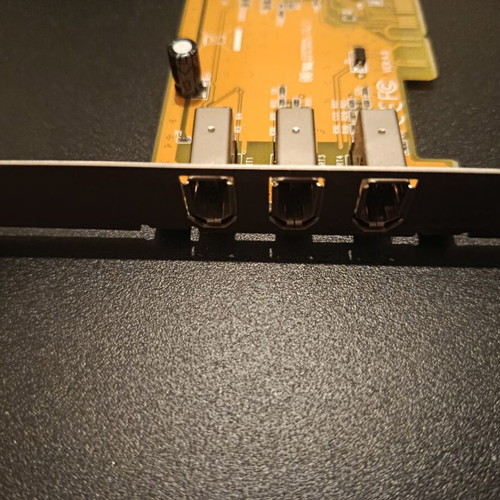 Trust VI-2050 Firewire PCI card used, 3 ports