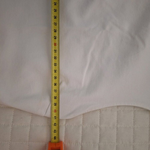 Zara crop top white elastic like new, size L