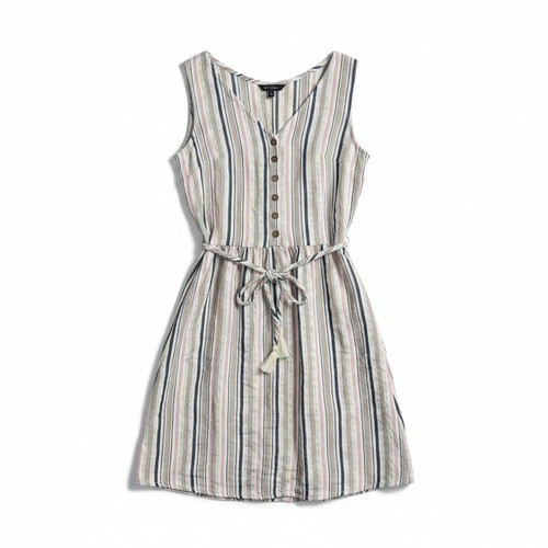 LCW Casual striped sleeveless dress, size S