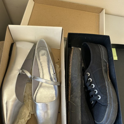 H&M and Superga women's shoes used, sizes 37 and 38