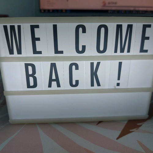 Decorative lightbox used like new